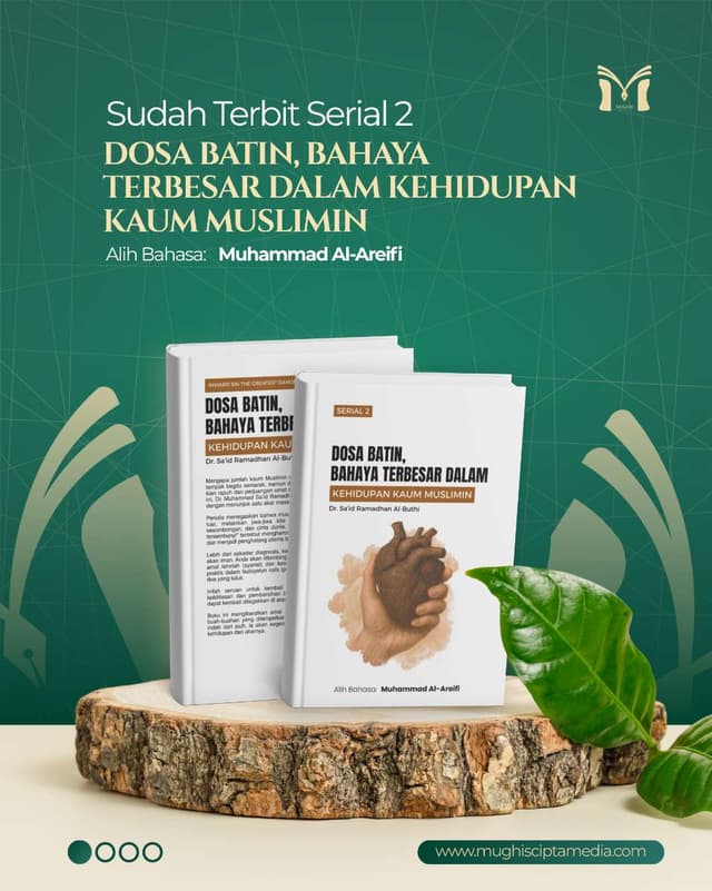 Cover Depan Dosa Batin, bahaya terbesar dalam kehidupan kaum muslimin